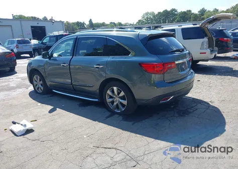 2014 Acura Mdx Advance Pkg W/Entertainment Pkg from USA, damaged, VIN 5FRYD3H89EB008544